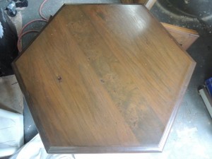 Flaky yellowed and muddy original finish